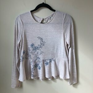 Lauren Conrad Embroidered‎ Blouse
